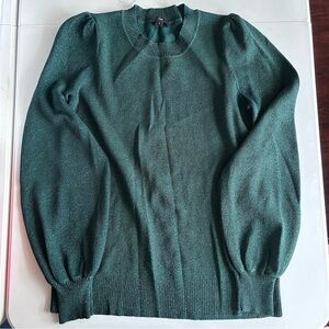CUE Sweater Green Metalic Size S